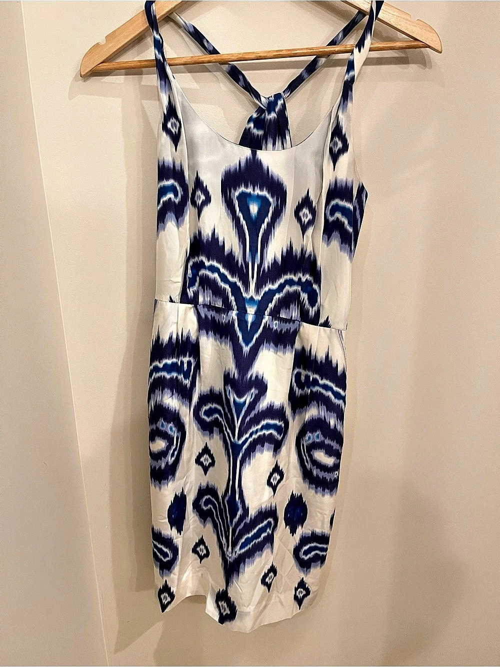 Banana Republic Abstract Print Mini Dress Size 2P Like New